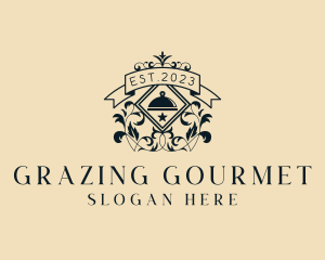 Upscale Restaurant Ornament  logo design