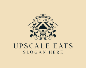 Upscale Restaurant Ornament  logo design