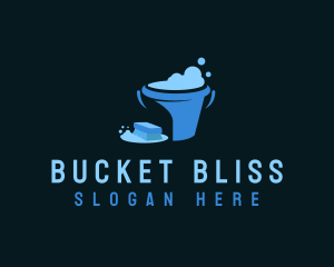 Brush Bucket Cleaning logo design