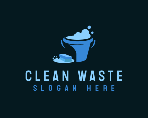 Brush Bucket Cleaning logo design