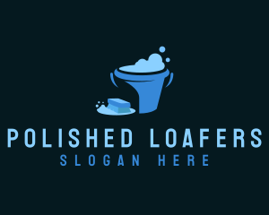 Brush Bucket Cleaning logo design