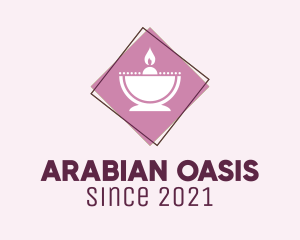 Arabian Candle Bowl logo design