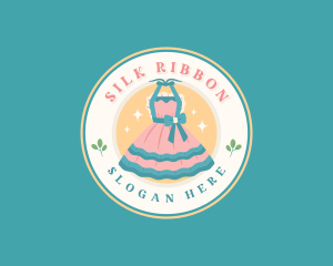 Cute Ribbon Apron logo design