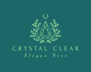 Natural Precious Crystal logo design