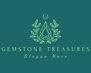 Natural Precious Crystal logo design