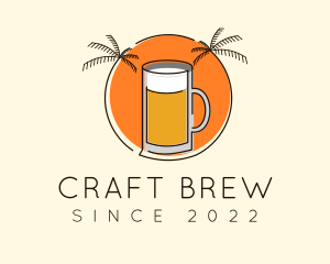 Tropical Tiki Beer Mug logo