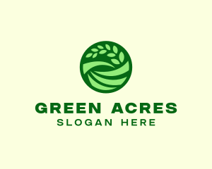 Eco Farm Field logo design