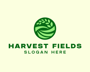 Eco Farm Field logo design