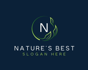 Natural Leaf Wellness logo design