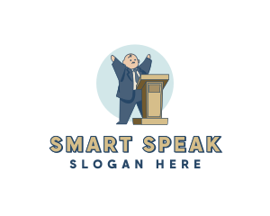 Campaign Politician Mascot logo design