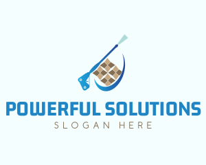 Tile Power Wash logo design