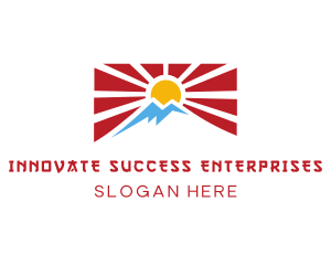 Rising Sun Mountain Flag logo