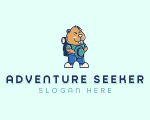 Adventure Beaver Camper logo design