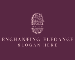 Elegant Flower Garden  logo design