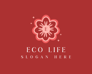 Flower Spa Wellness logo design