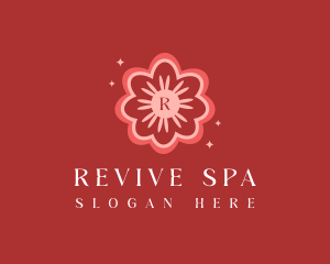 Flower Spa Wellness logo design