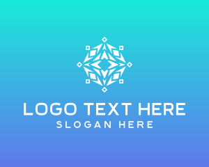 Radial Geometric Pattern logo