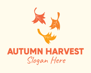 Nature Autumn Leaves logo