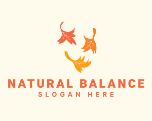 Nature Autumn Leaves logo