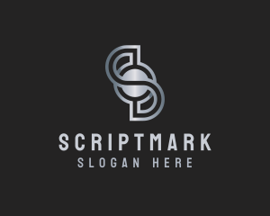 Financial Company Letter S logo design