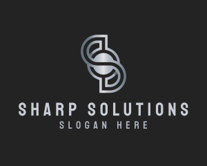 Financial Company Letter S logo design