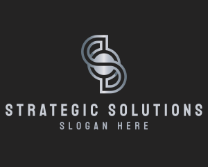 Financial Company Letter S logo design