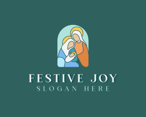 Christmas Holy Family logo