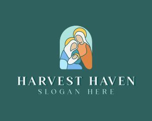 Christmas Holy Family logo