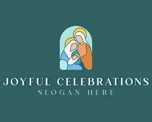 Christmas Holy Family logo