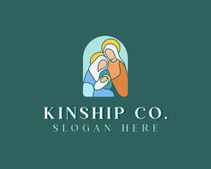 Christmas Holy Family logo