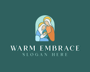 Christmas Holy Family logo