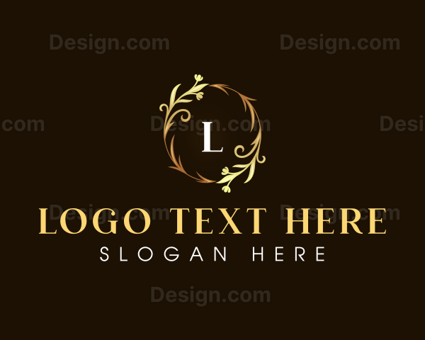 Luxury Floral Ornament Logo