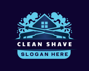 Pressure Wash Housekeeping logo design