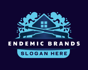 Pressure Wash Housekeeping logo design