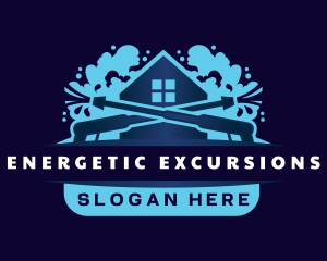 Pressure Wash Housekeeping logo design