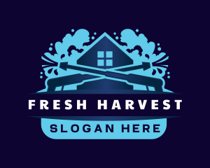 Pressure Wash Housekeeping logo design