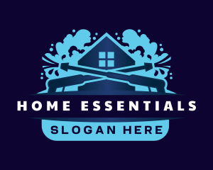 Pressure Wash Housekeeping logo design