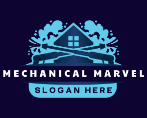 Pressure Wash Housekeeping logo design