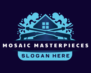 Pressure Wash Housekeeping logo design