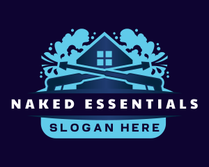 Pressure Wash Housekeeping logo design