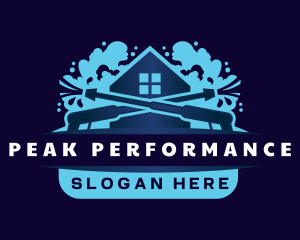 Pressure Wash Housekeeping logo design