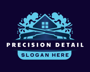 Pressure Wash Housekeeping logo design