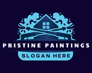 Pressure Wash Housekeeping logo design