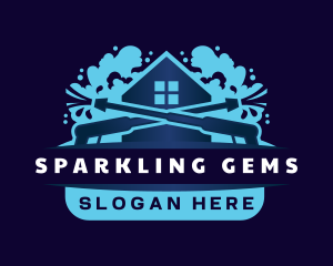 Pressure Wash Housekeeping logo design