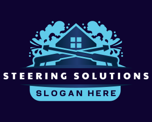 Pressure Wash Housekeeping logo design