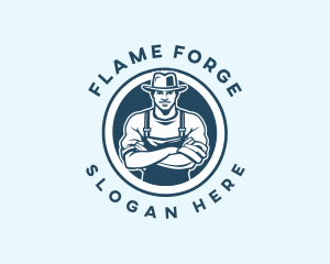 Blacksmith Industrial Forge logo design