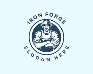 Blacksmith Industrial Forge logo design