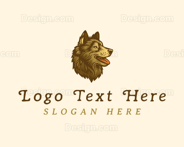 Dog Husky Puppy Logo