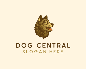 Dog Husky Puppy logo design