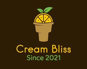 Lemon Ice Cream logo design